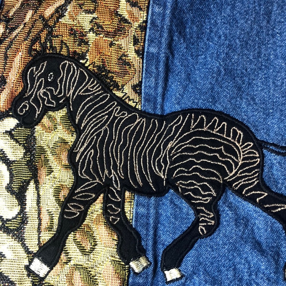 Jean Jacket Giraffe 🦒 Zebra 🦓  design - Picture 13 of 13